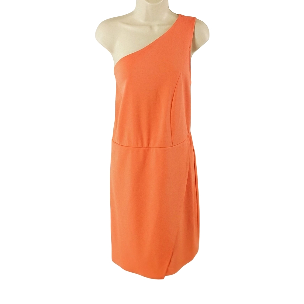 Torrid One-Shoulder Orange Dress